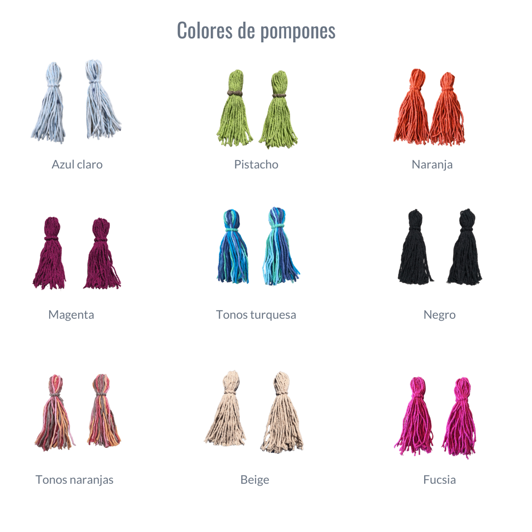 Colores de pompones